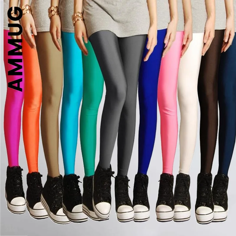 

Женские леггинсы из спандекса, до щиколотки