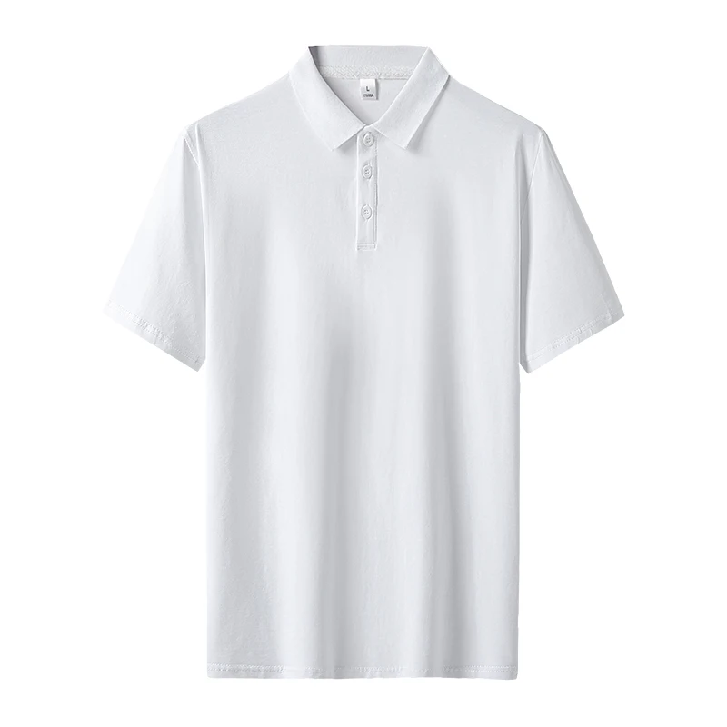

Short-sleeved T-shirt Men's Lapel Cotton Polo Shirt Business Polo Shirt Cotton High Quality Solid Color Office Polo Shirt 2022