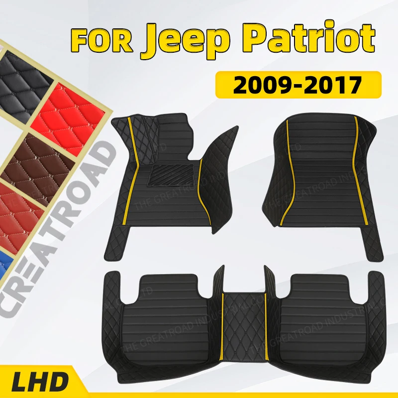 

Custom Car floor mats for Jeep Patriot 2009 2010 2011 2012 2013 2014 2015 2016 2017 auto foot Pads automobile carpet cover