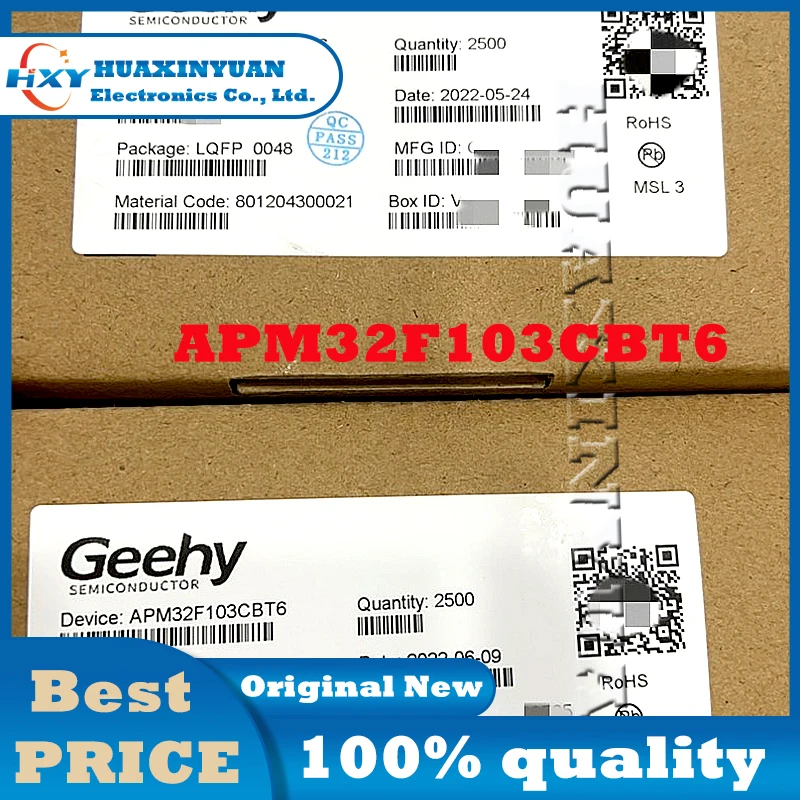 1 шт./партия, APM32F103CBT6 LQFP48 APM APM32 APM32F APM32F103 APM32F103CB APM32F103CBT, новый и оригинальный Ic-чип