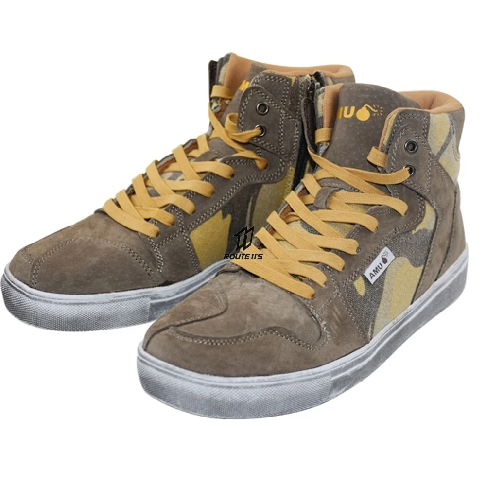 

Мужские мотоциклетные ботинки Аму, нескользящая обувь для мотокросса, повседневные гоночные ботинки для верховой езды, весна-лето