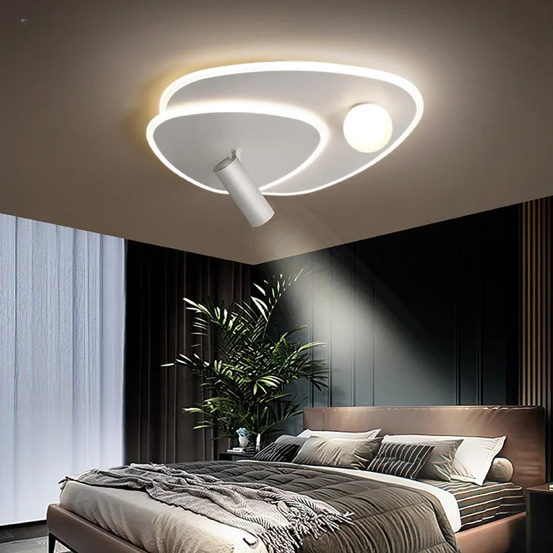 

New Design LED Chandelier For Study Bedroom Living Room Inoor Lamps With Rotatable Spotlight Home Deco Lighting Fixtures