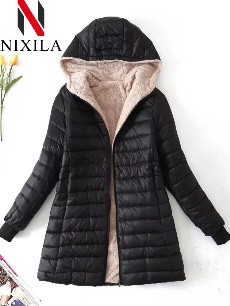 Новое осенне-зимнее пальто женские корейские модные элегантные прямые парки с