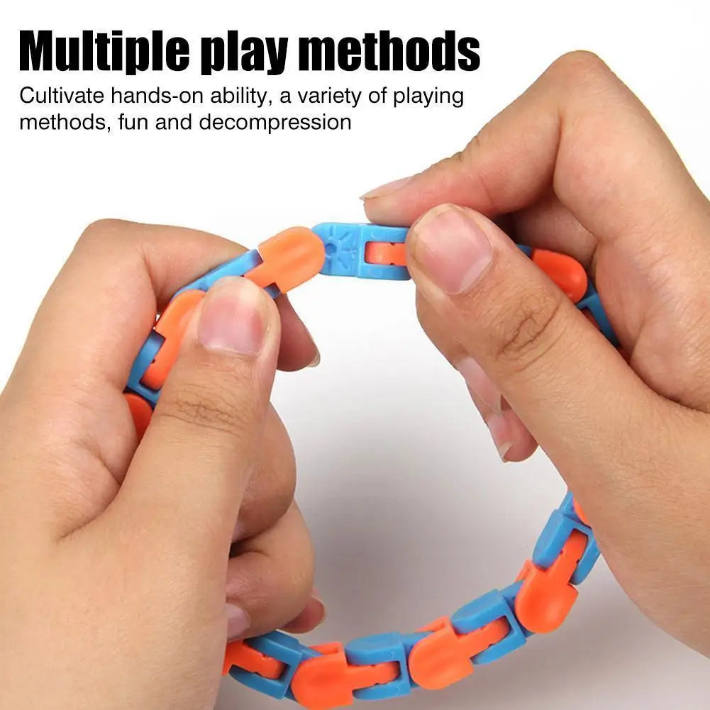 

Color Puzzle Sensory Hyperactivity Toy Finger Pressure 24 Relief Release Sections Sress Office Rotation Toy Shape Syndrome J0g4