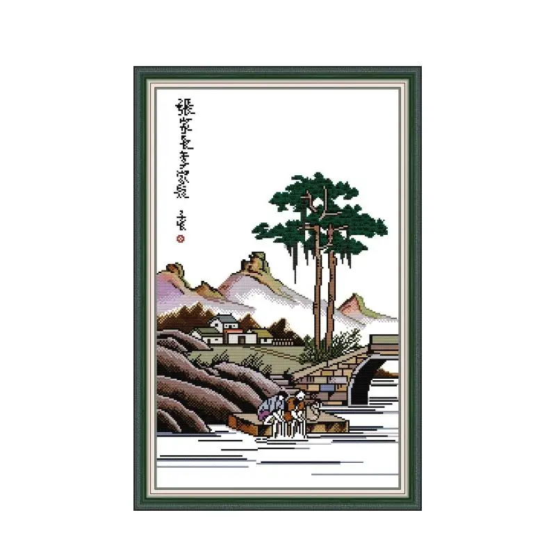 

Gossip cross stitch kit 14ct 11ct count print canvas sew cross-stitching embroidery DIY handmade needlework