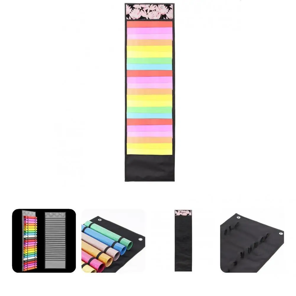 

4 Styles Practical Gift Wrap Roll Storage Rack Lightweight Vinyl Roll Holder Fine Workmanship for Home