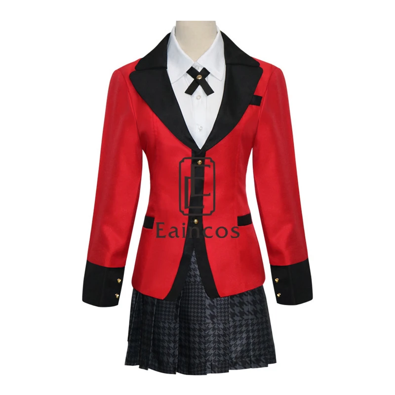 Аниме Kakegurui Jabami Yumeko Kirari Momobami костюмы для косплея японские школьные униформы