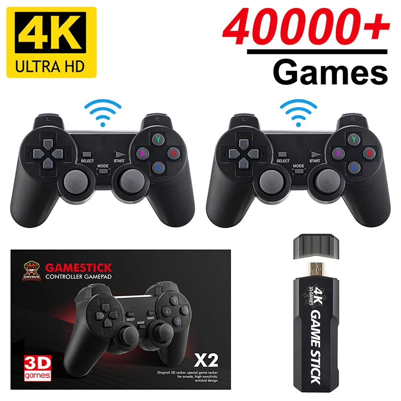 

Игровой джойстик 4K GD10 128G 40000 игр Ретро игровая консоль HD видео игровая консоль беспроводной контроллер для PSP PS1 GBA подарок на день рождения