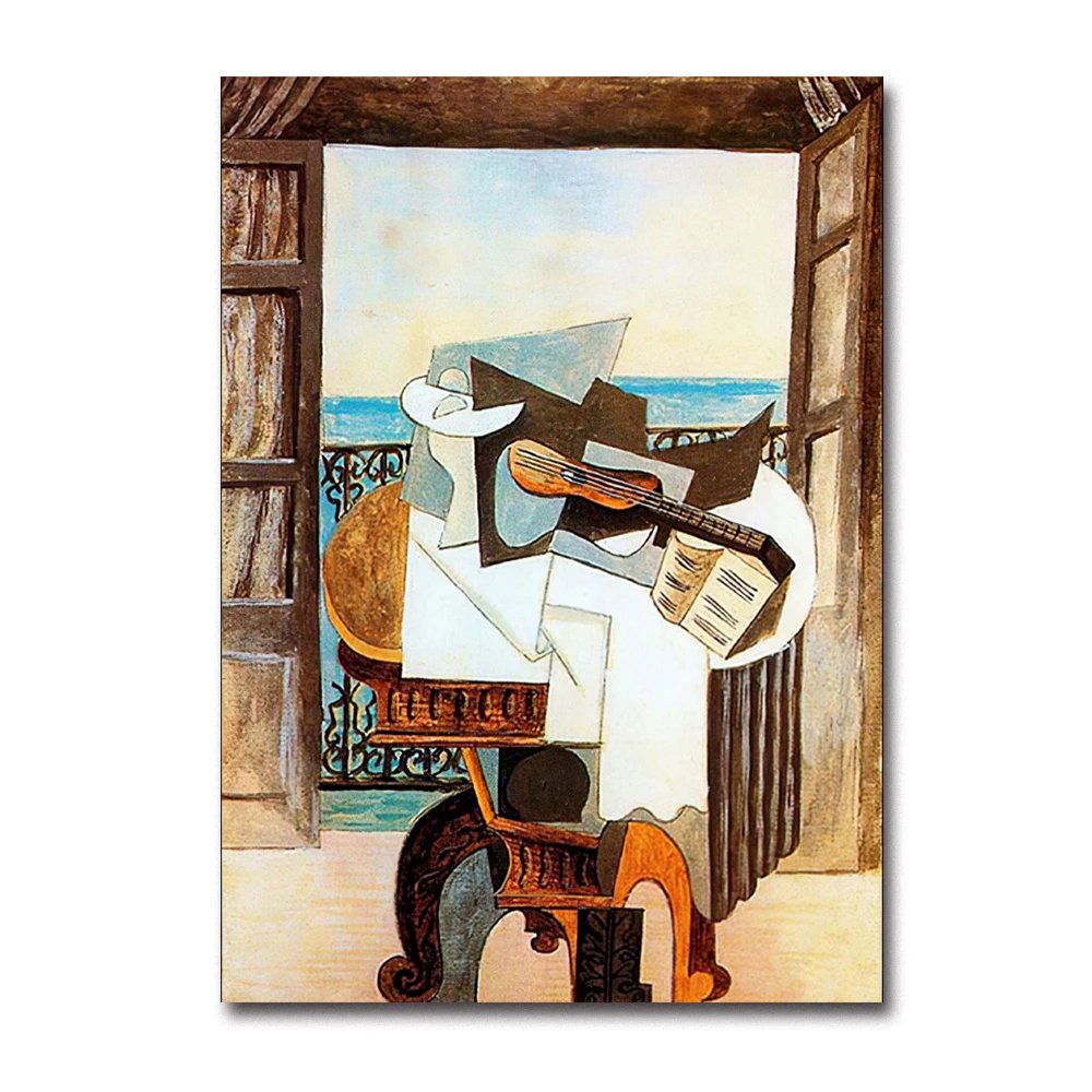 Искусство мастер Пикассо Абстрактная Картина на холсте кубизм домашняя Настенная картина плакат картины для спальни гостиной Декор фрески