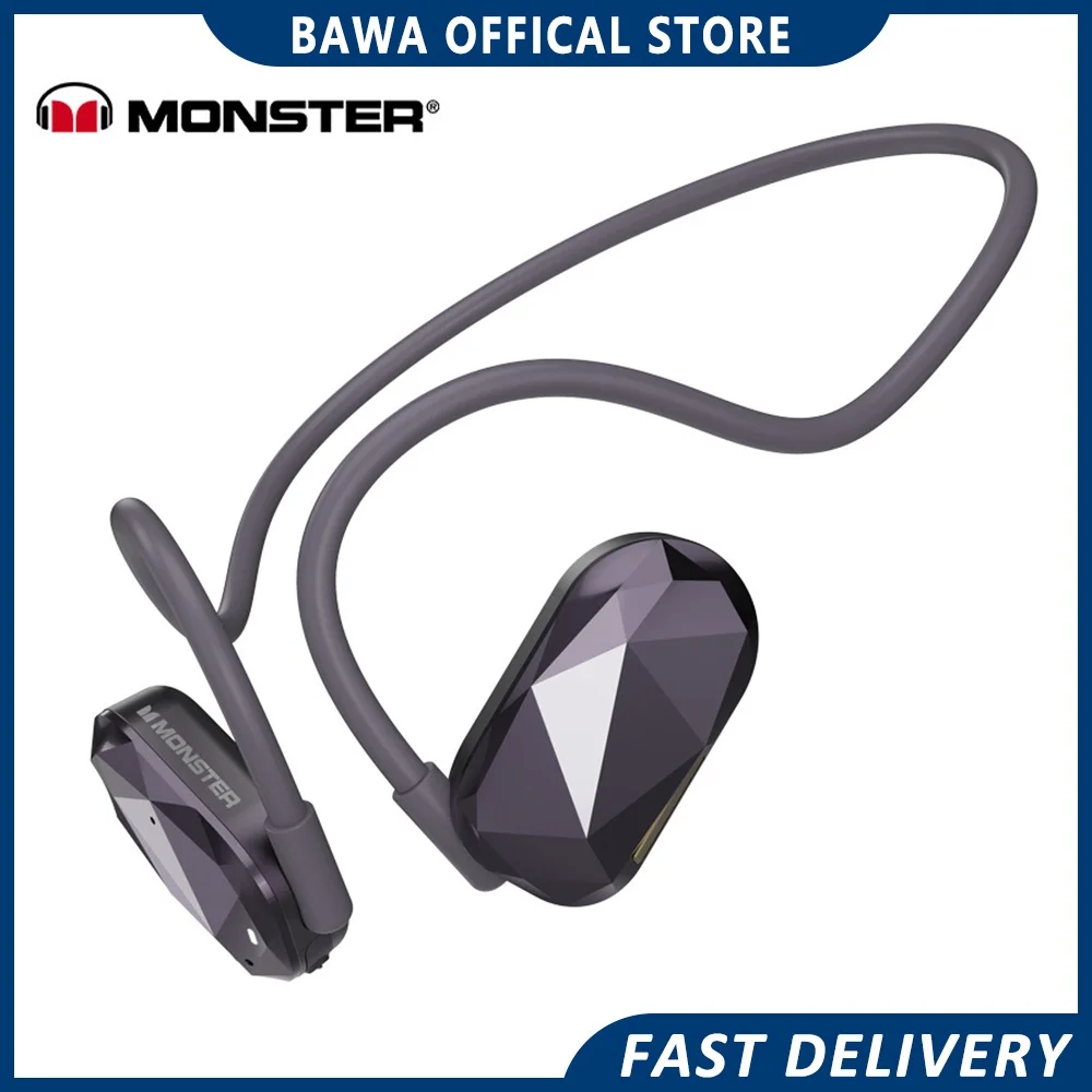 

Monster Air Conduction Earphone Bluetooth Wireless Tws Earbuds Waterproof Noise Reduction Long Endurance Bilateral Stereo Gifts