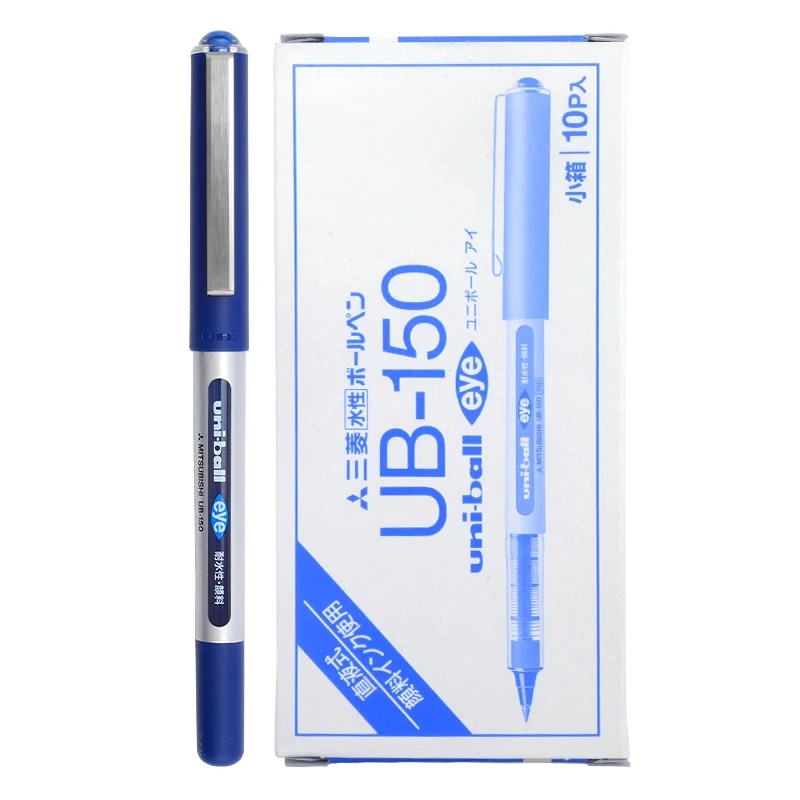 Гелевая ручка uni-ball Eye Micro UB-150 0 5 мм черный синий красный шарик для рукописного