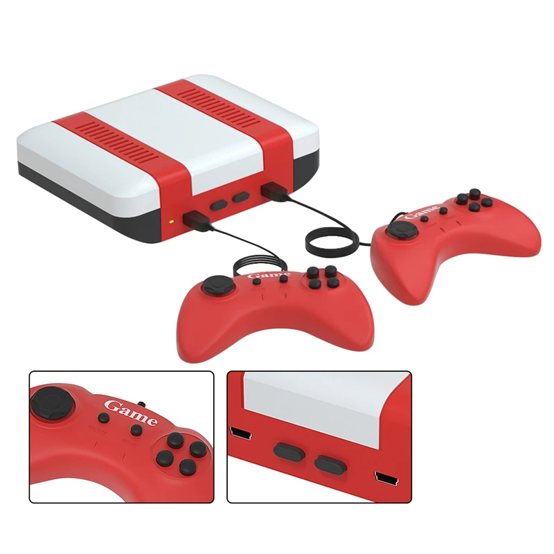 

620 Double Red White Game Console 620 Classic Games NES 8-Bit Game FC Nostalgic Retro Mini Battle Game Console