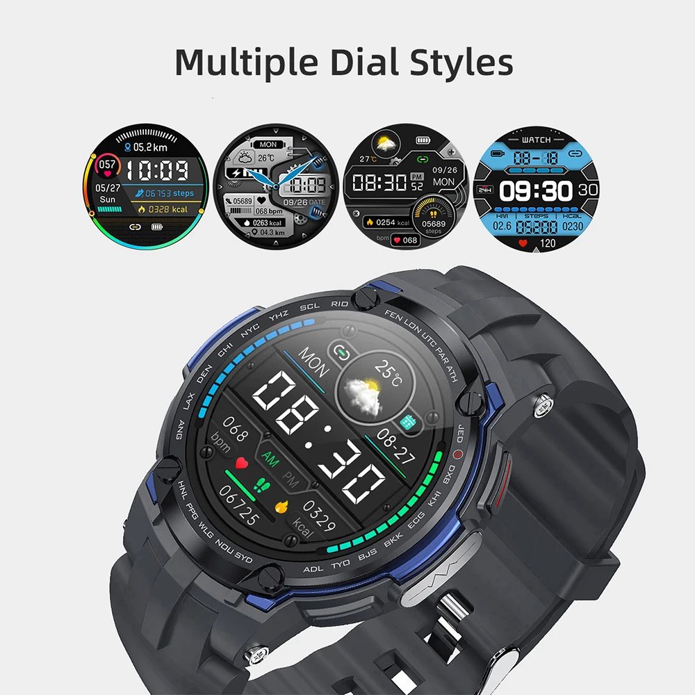 SENBONO 2022 New V6 Health Smart Watch Men ECG+PPG Blood Pressure Heart Rate Monitor Clock IP68 Waterproof Smartwatch Women