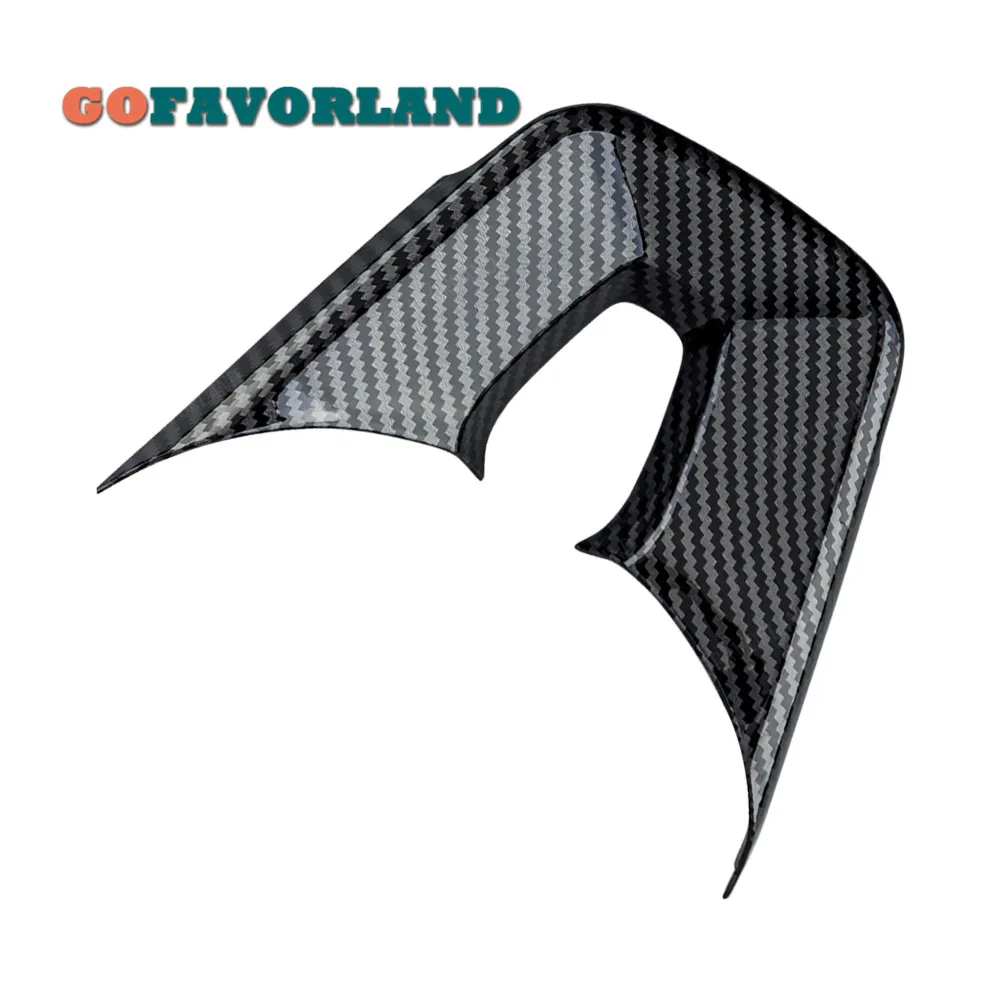 Передняя отделка из углеродного волокна для внутренней отделки руля, пластиковая отделка для Kia Optima K5 2016 2017 2018 2019 2020