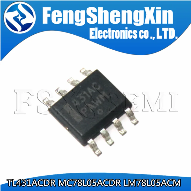 10 шт. TL431ACDR TL431AC SOP 431AC TL431 SOP-8 TL431ACDT MC78L05ACDR2G MC78L05 MC78L05ACDR LM78L05ACM LM78L05A LM78L05 8L05A |