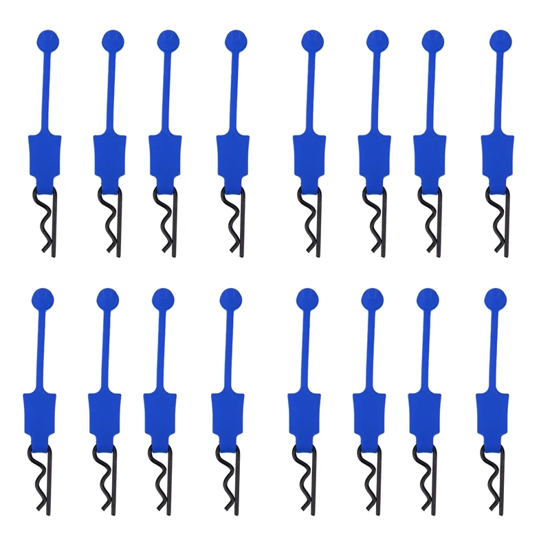 

16 шт. резиновый клипса для кузова автомобиля фиксирующая оболочка фиксирующая Пряжка замок для 1/10 ARRMA Senton гранитный Тифон Traxxas Slash UDR,4