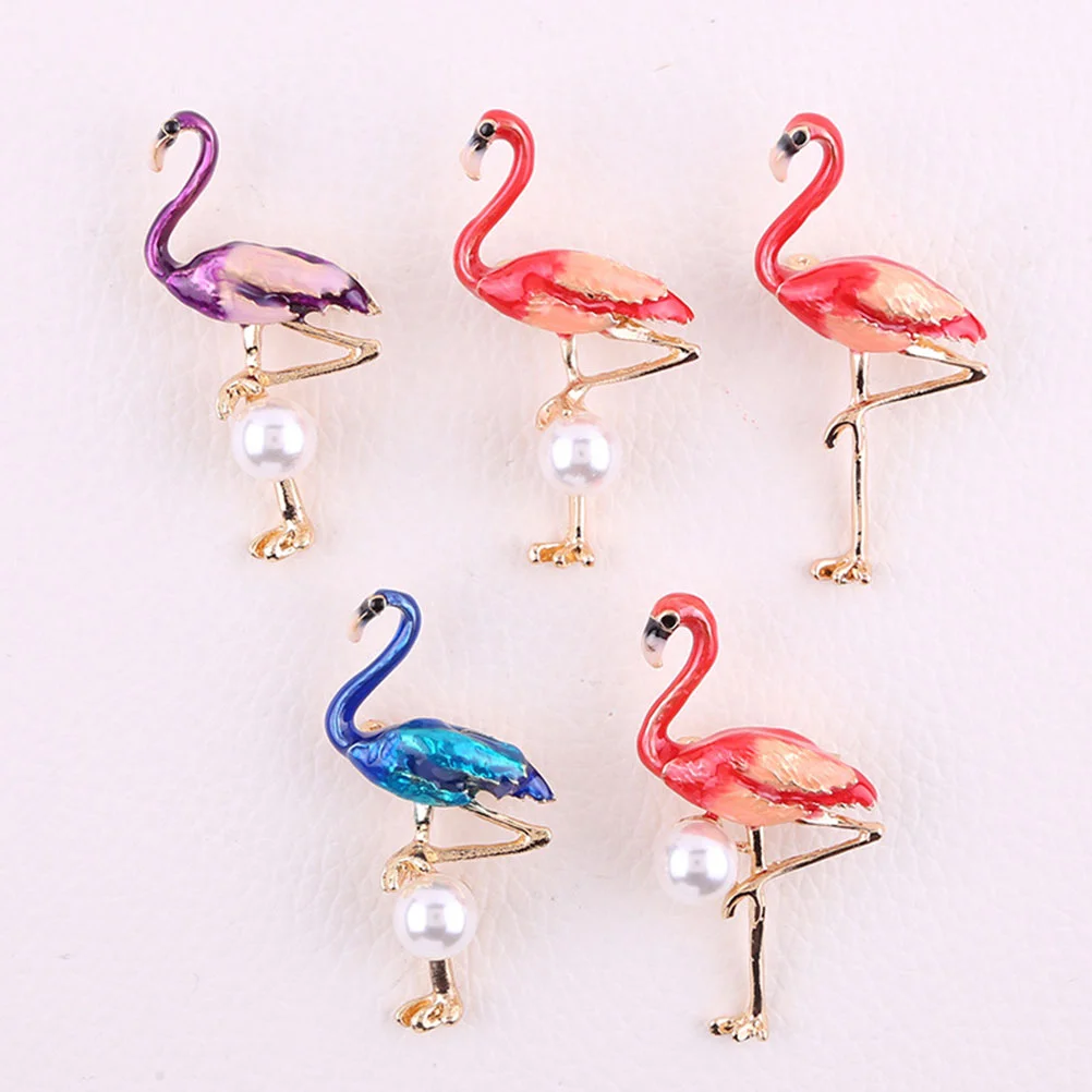 2 Pcs Girl Gifts Clothes Brooch Pin Party Breastpin Domestic Sales 5.1*2.7cm Red Miss