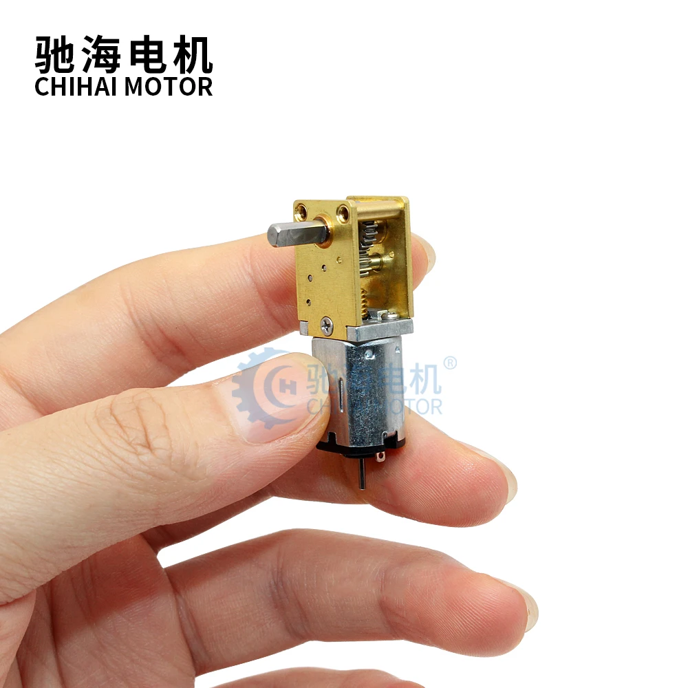 Двигатель ChiHai CHF-GW12T-N20VA DC 3V 6V 12V Micro Gear Motor низкоскоростной Электрический