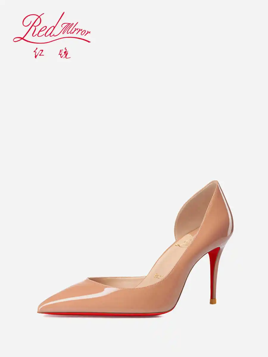 Туфли-лодочки женские на высоком каблуке с острым носком