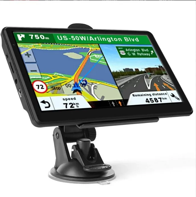 

7Inch Car Gps Navigator Portable HD 8G Car Truck Europe America Car Tracking Device GPS Navigation With Maps
