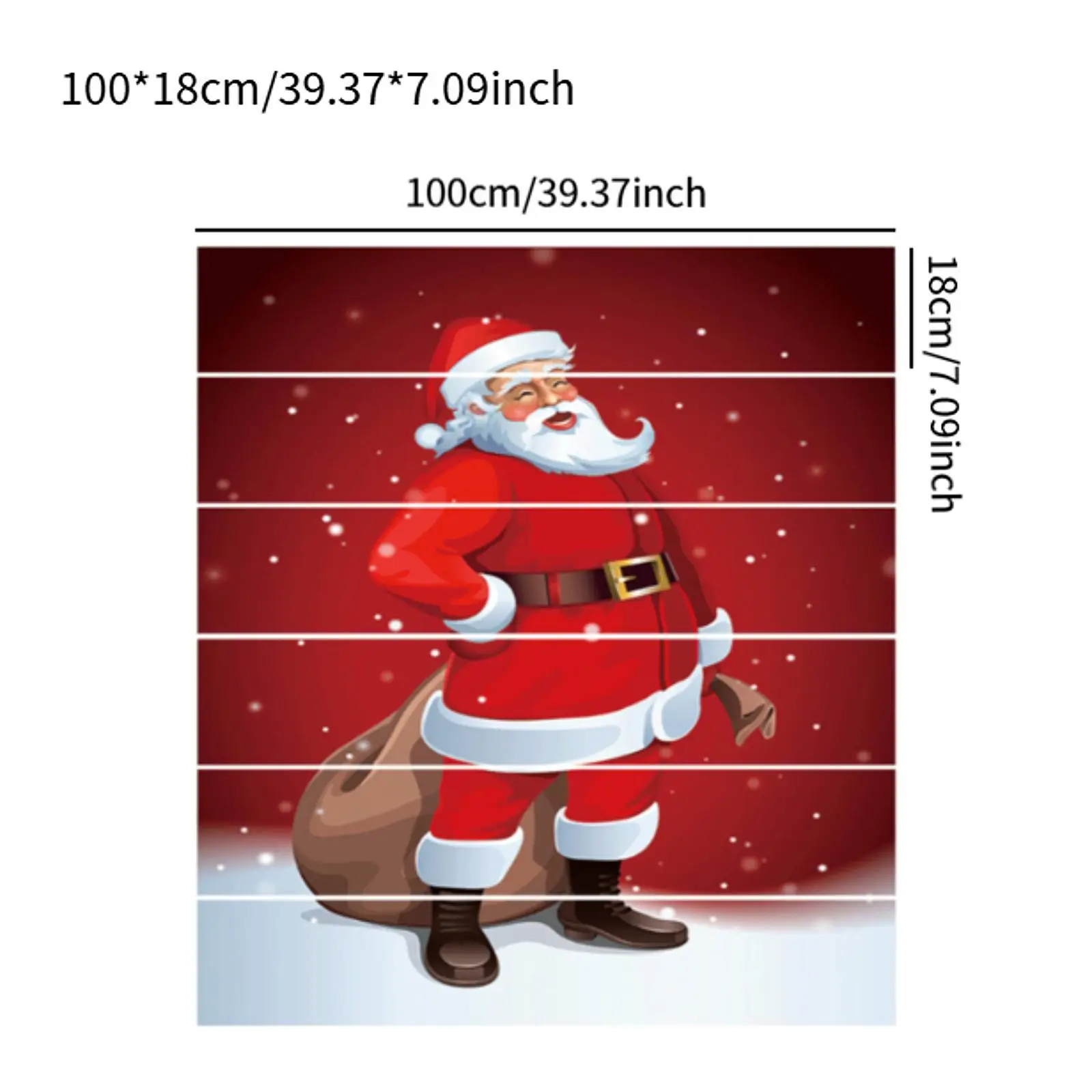 Наклейки с Санта-Клаусом для лестницы съемные универсальные принадлежности 3D