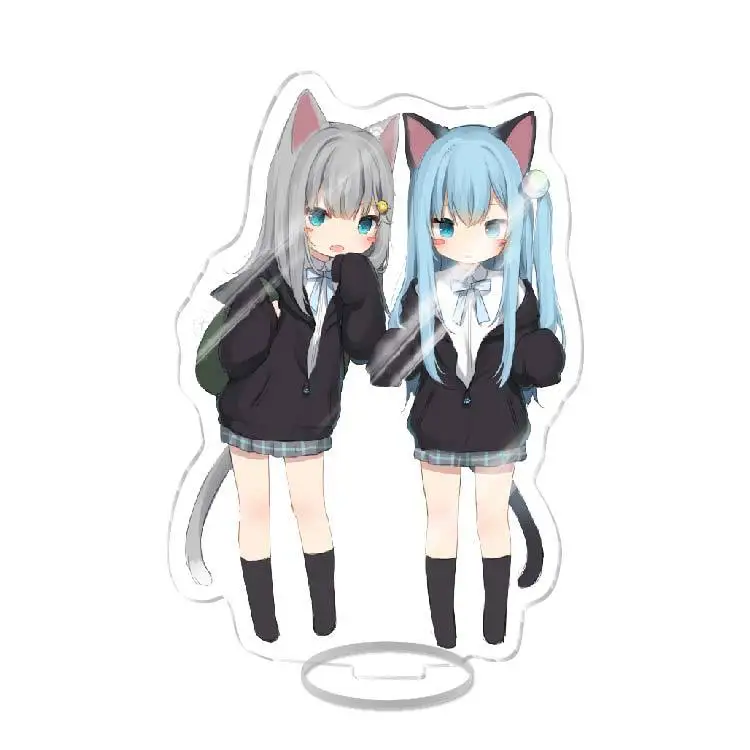 Фото Nekoha Shizuku акриловая подставка модель тарелка украшения оригинальность настольная фигурка дисплей подарки для фанатов мультфильм Prime Products Standee №2