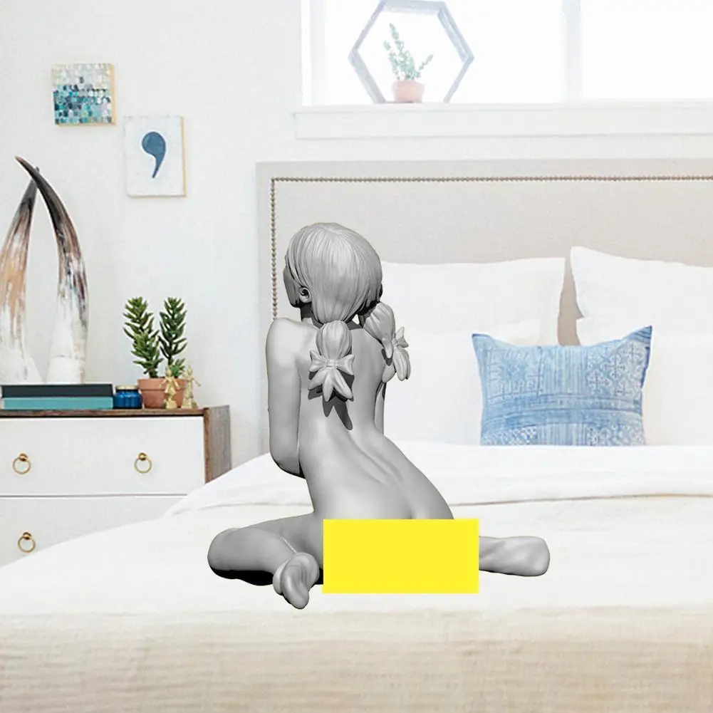 

1/35 Naughty Girl Series Depressed Resin Soldier Sitting Td201931 Cream Ice On O6h1