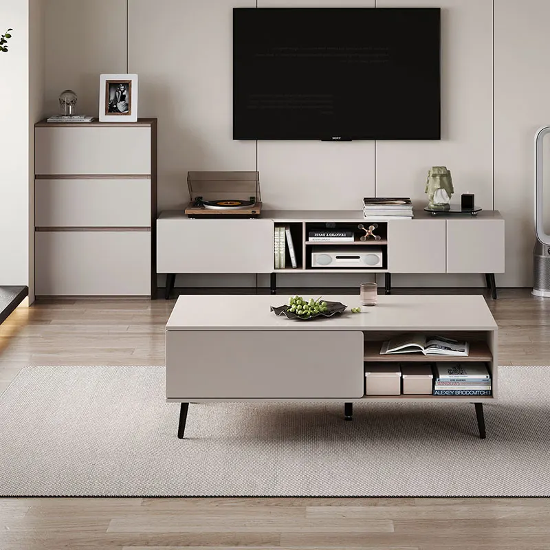 

Bedroom Fireplace Tv Cabinet Home Modern Table Drawers Luxury White Tv Cabinet Console Mobile Tv Soggiorno Theater Furniture