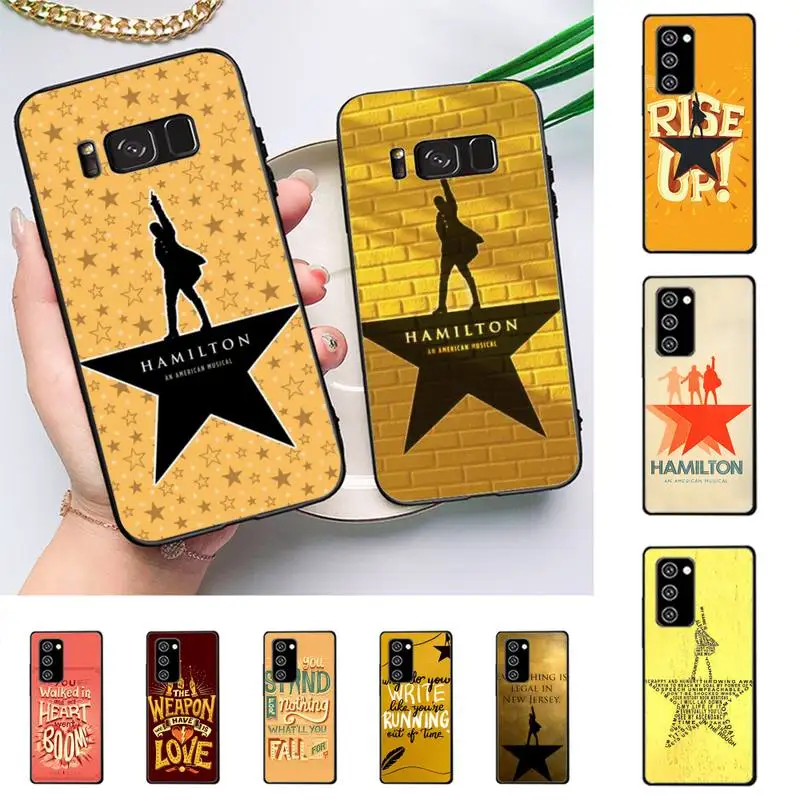 

Hamilton Musical Lyrics Phone Case for Redmi 8 9 9A for Samsung J5 J6 Note9 for Huawei NOVA3E Mate20lite cover