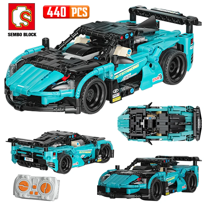 

SEMBO BLOCK City Technical Remote Control Drift Car Building Blocks APP RC Racing Sports Vehicle Bricks Toys for Kids Gifts