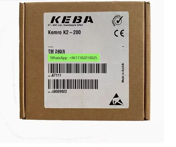 Совершенно новый модуль контроллера KEBA Kemro K2-200 BL 250B BL250B, запасные части для формовочной машины (art.: 3920ca7fd363f) - 3920ca7fd363f