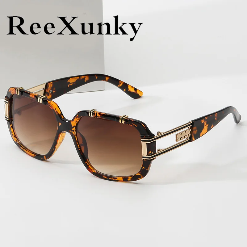 

New Vintage Men Sunglasses Glamour Fashion Luxury Brand Sun Glasses For Women Gradient Retro Punk Square Designer Shades UV400