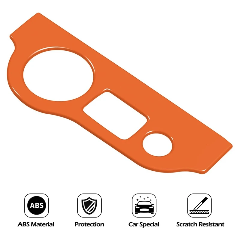 Наклейка на панель переключателя фары для оформления интерьера автомобиля 55-2021