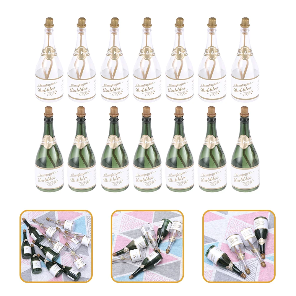 

24 Pcs Champagne Bubble Bottle Wedding Bottles Mini Toys Kids Refilled Decor Table