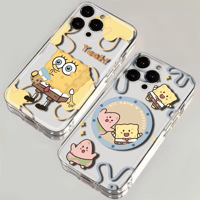 Мягкий чехол R14 SpongeBob SquarePants для Tecno Spark 5 AIR 6 GO 7 7T 7P KF6 LD7 KE7 KE5 Pova 2 Camon 16 17P 17 CG7 CG8 BC1 POP 4