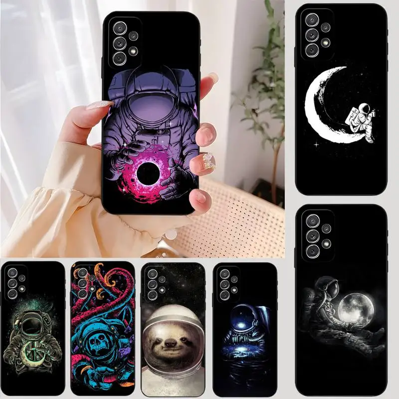 

Astronaut Phone Case For Samsung M31S M30 M51 M10 M11 M20 M21 Prime S9 S8 S7 S6 Edge High Quality Cover