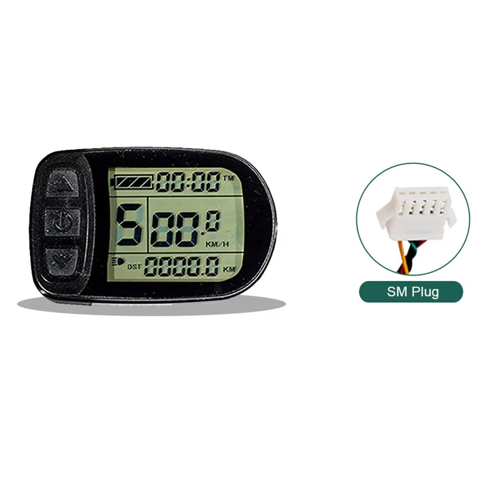 

Instrument Meter SM Connector Speedometer 24V36V48V Bicycle For E-Bike Gear Setting LCD Display Screen Data Display