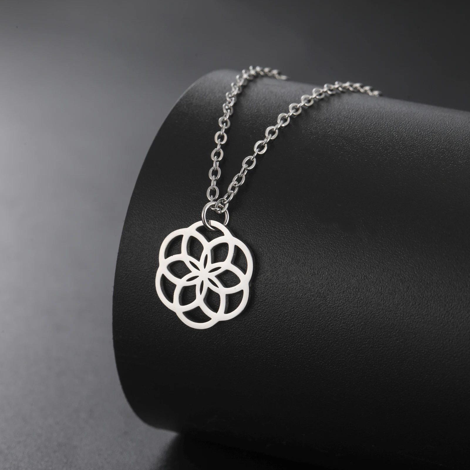 Unift Женская цепочка с бусинами винтажная из нержавеющей стали геометрическим