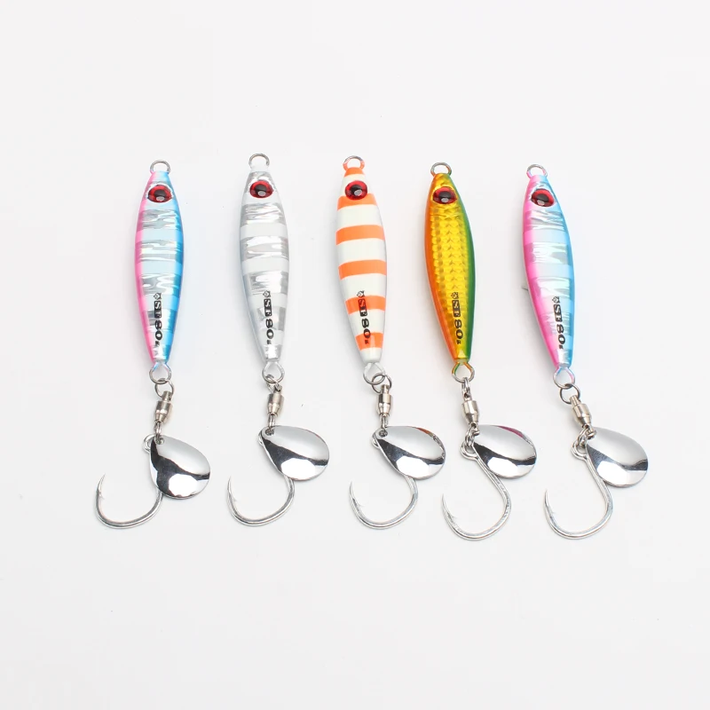 5 шт./комплект приманка для рыбалки с крючками