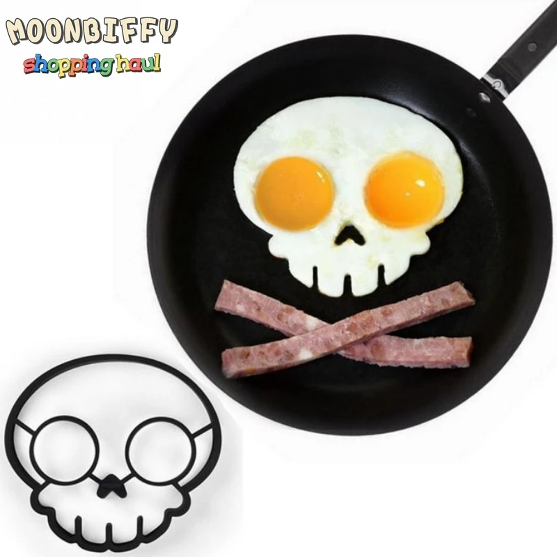 

Kitchen Accessories Non-Stick Fried Egg Mold DIY Breakfast Egg Molder Skull Fried Egg Mold Baking Accessories Kitchen Tools