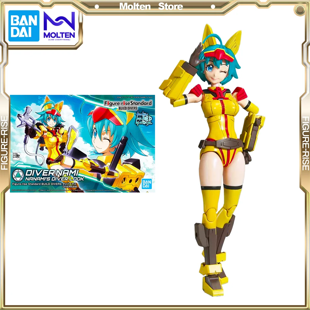 

BANDAI Original Figure-rise Standard Gundam Build Divers DIVER NAMI Anime Action Figure Model Kit Assembly/Assembling