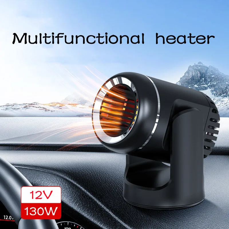 

Car Portable Electric Fan Heater Room Warmer Electric Air Heater Powerful Warm Blower Fast Heater Fan Stove Radiator 360° Rotate