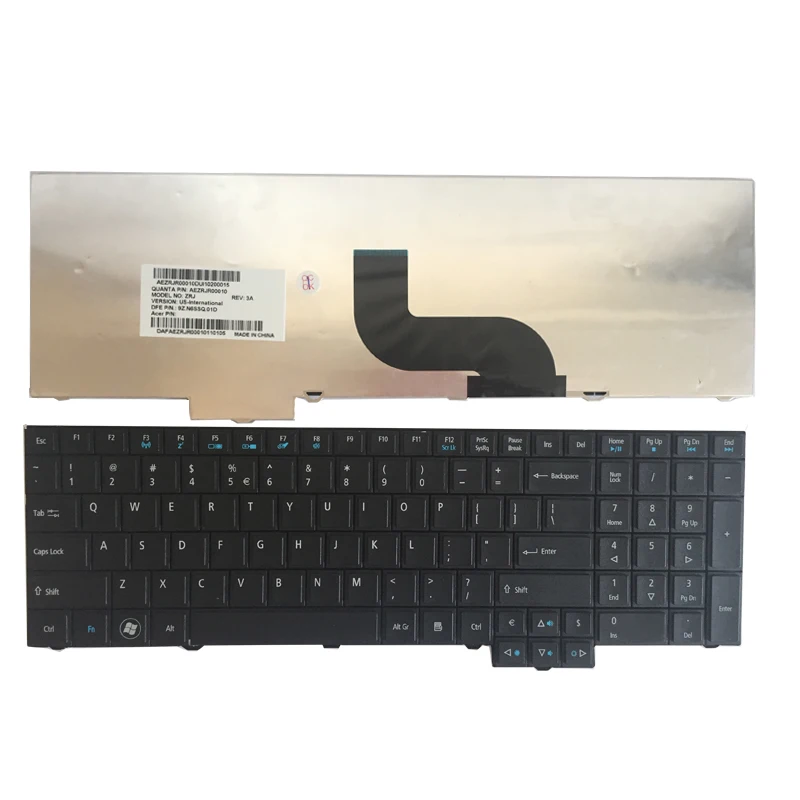 

New Laptop English Keyboard For Acer Travelmate 5360 5760 5760G 5760Z 5760ZG 6595TG 6595G 6595T Series US Keyboard Black