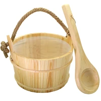 sauna accessories kit sauna accessories with liner sauna bucket and spoon with liner extended handle rope essential spa