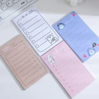 korean ins memo pads functional simple daily plan student notepad ideas sticky note paper office accessories kawaii stationery