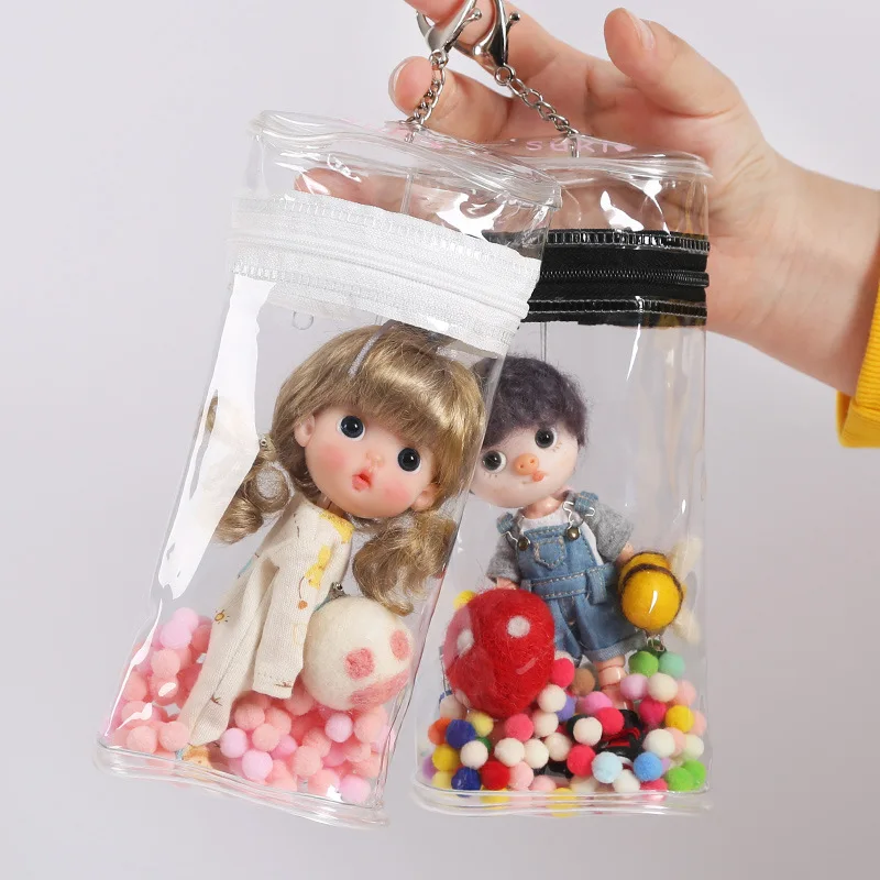 

16cm OB11 Outgoing Bag 1/12 Bjd GSC YMY Molly Bag Ob11 Doll Accessories Bag Pendant Colorful Plush Ball DIY Toy Girl Gift