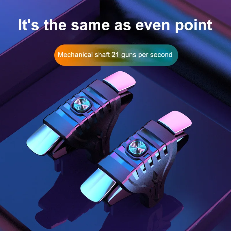 

2PCS PUBG Mobile Game Controller Gamepad Trigger Aim Button L1 R1 Shooter Joystick For Different Model Phone Game Pad Accesorios