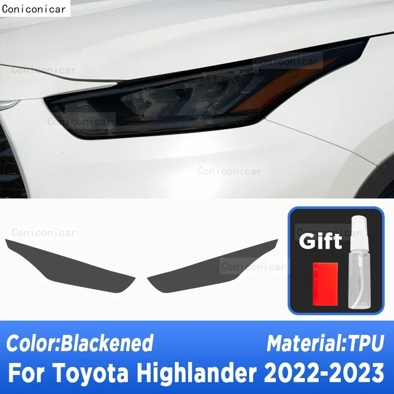 

Для Toyota Highlander 2022, внешняя фара автомобиля, защита от царапин, аксессуары для ремонта, наклейка