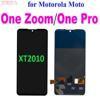 6 39 original for motorola moto one zoom lcd display touch screen digiziter assembly for moto one pro lcd one pro xt2010 lcd