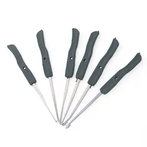 Набор отмычек из нержавеющей стали, слесарный инструмент для извлечения сломанных ключей, 10 шт.компл., фиксатор крючков